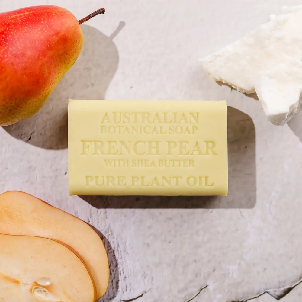 Australian Botanical Soap French Pear With Shea Butter Soap Bar 200g
