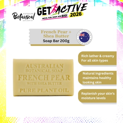 ABS - Australian Botanical Soap French Pear With Shea Butter Soap Bar 200g image