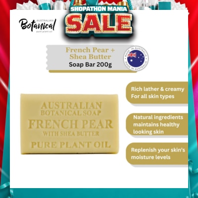 ABS - Australian Botanical Soap French Pear With Shea Butter Soap Bar 200g
