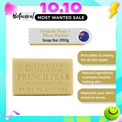 ABS Australian Botanical Soap French Pear With Shea Butter Soap Bar 200g image