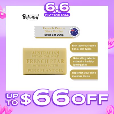 ABS - Australian Botanical Soap French Pear With Shea Butter Soap Bar 200g