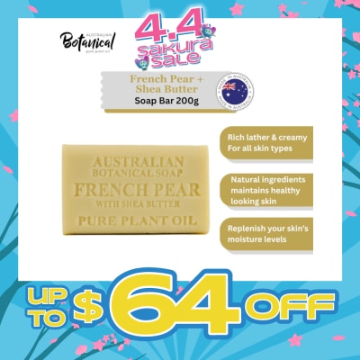 ABS - Australian Botanical Soap French Pear With Shea Butter Soap Bar 200g