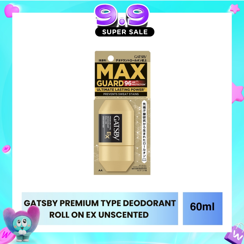 Premium Type Deodorant Roll On Ex Unscented 60ml image