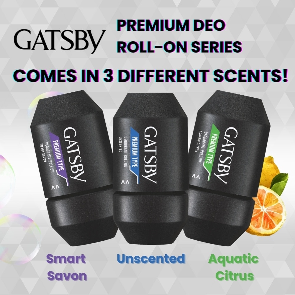 Premium Type Deodorant Roll On Unscented 60ml