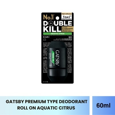 GATSBY Premium Type Deodorant Roll On Aquatic Citrus 60ml
