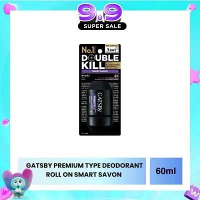GATSBY - Premium Type Deodorant Roll On Smart Savon 60ml image