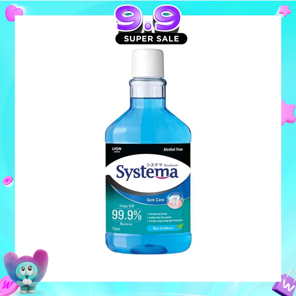 Gum Care Mouthwash Blue Caribbean (Prevent Gum Problem Provide Long Lasting Protection) 750ml image