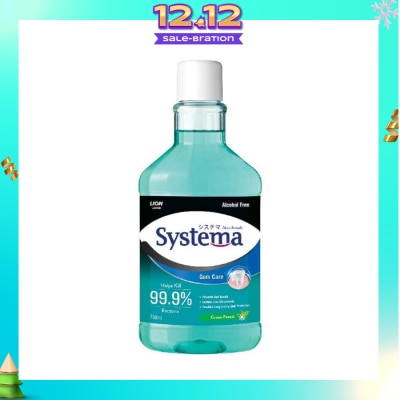 SYSTEMA Gum Care Mouthwash Green Forest (Prevent Gum Problem Provide Long Lasting Protection) 750ml