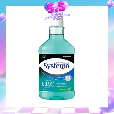 SYSTEMA - Gum Care Mouthwash Green Forest (Prevent Gum Problem Provide Long Lasting Protection) 750ml