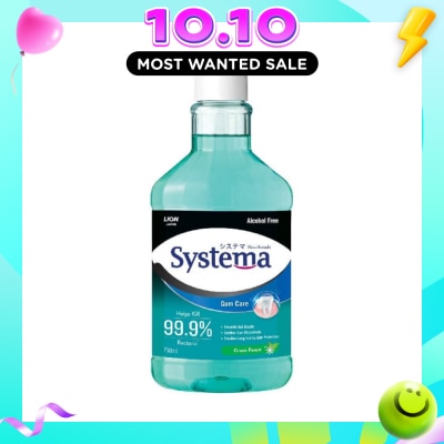 SYSTEMA Gum Care Mouthwash Green Forest (Prevent Gum Problem Provide Long Lasting Protection) 750ml image