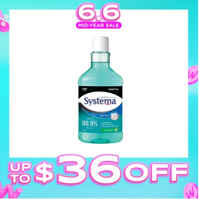 SYSTEMA - Gum Care Mouthwash Green Forest (Prevent Gum Problem Provide Long Lasting Protection) 750ml