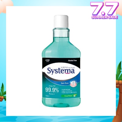 SYSTEMA Gum Care Mouthwash Green Forest (Prevent Gum Problem Provide Long Lasting Protection) 750ml