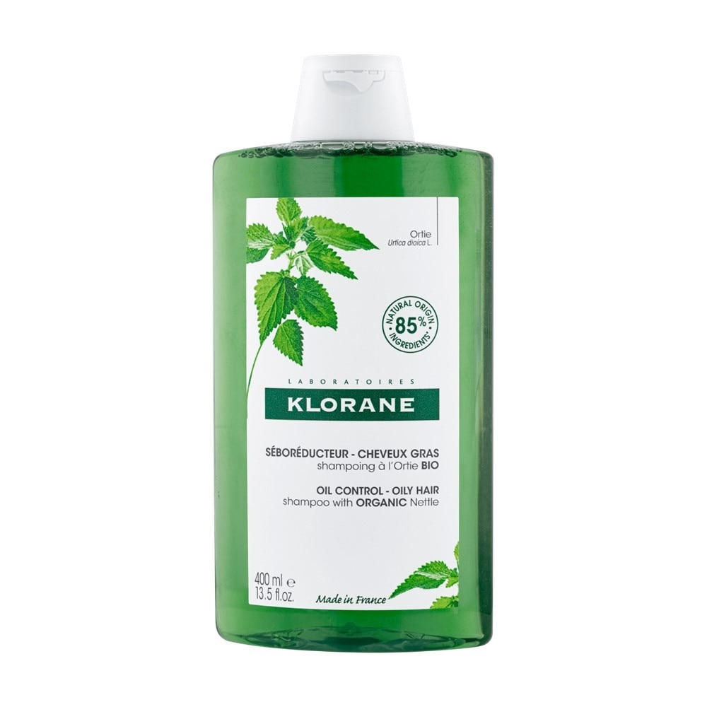 Oil Control Organic Nettle Shampoo (To Purifies, Gently Cleanses & Regulates Sebum) 400ml