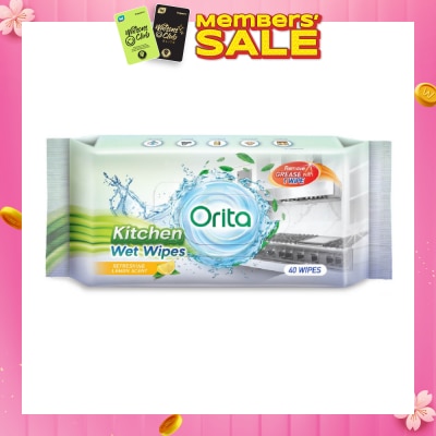 ORITA Kitchen Wet Wipes 40s