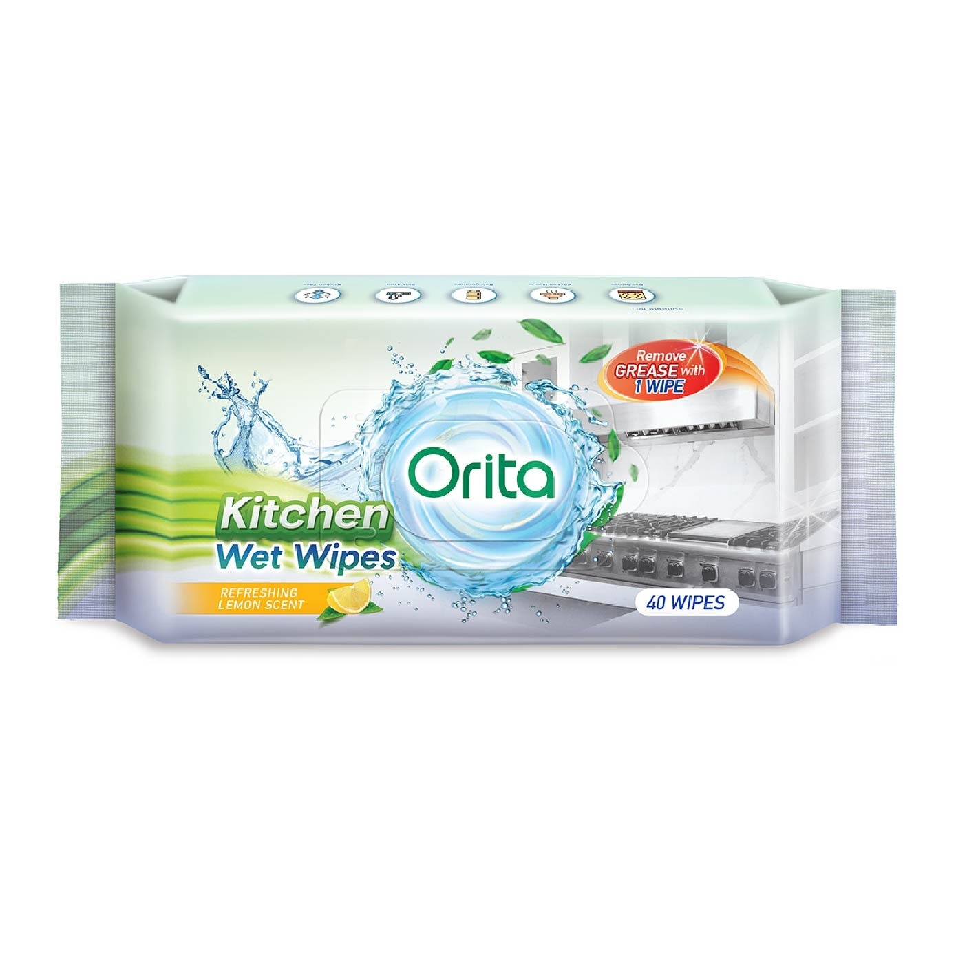 Kitchen Wet Wipes 40s