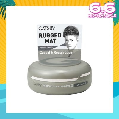 GATSBY Moving Rubber Grunge Mat 80g