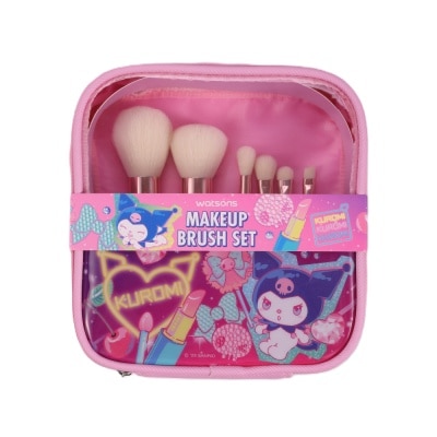 WATSONS [Christmas] Sanrio Kuromi Makeup Brush Packset 1s