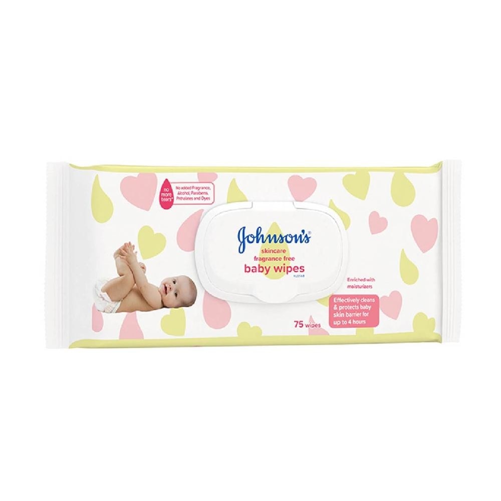Skincare Fragrance Free Baby Wipes (Suitable For Delicate + Sensitive Newborn Skin) 75s