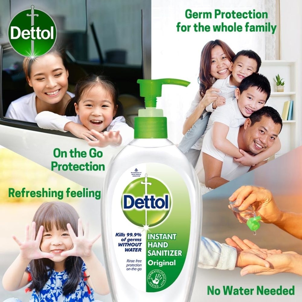 Anti-Bacterial Hand Sanitizer Pump Original 200ml