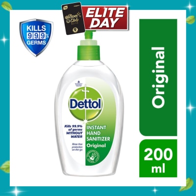 DETTOL Anti Bacterial Hand Sanitizer Pump Original 200ml image