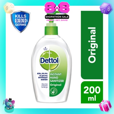 DETTOL - Anti-Bacterial Hand Sanitizer Pump Original 200ml