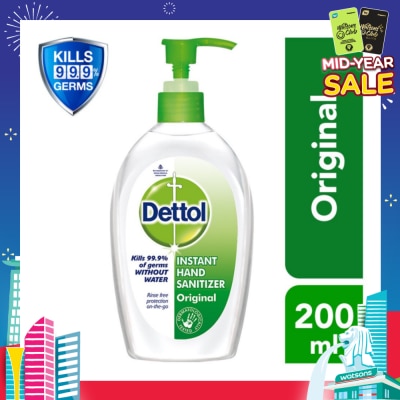 DETTOL Anti-Bacterial Hand Sanitizer Pump Original 200ml