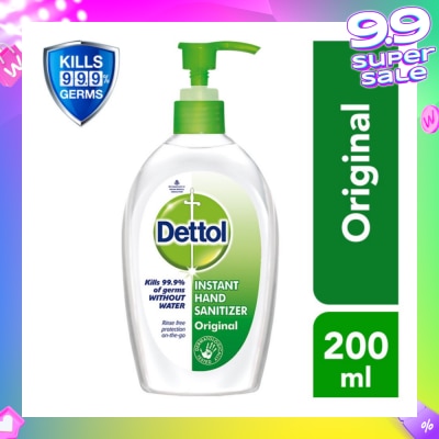 DETTOL Anti-Bacterial Hand Sanitizer Pump Original 200ml