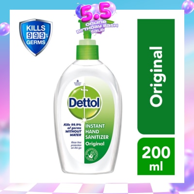 DETTOL - Anti-Bacterial Hand Sanitizer Pump Original 200ml
