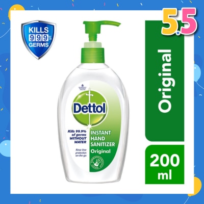 DETTOL Anti-Bacterial Hand Sanitizer Pump Original 200ml