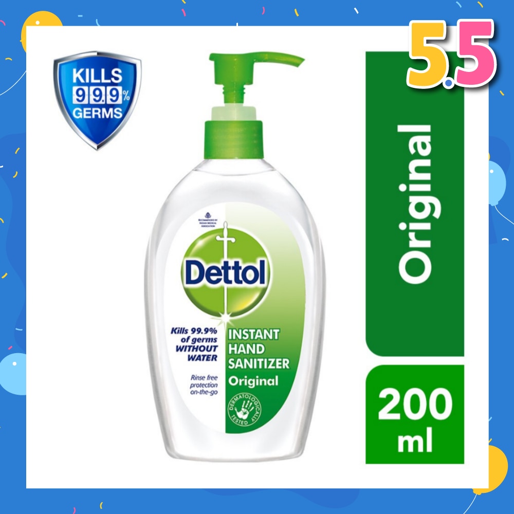 Anti-Bacterial Hand Sanitizer Pump Original 200ml