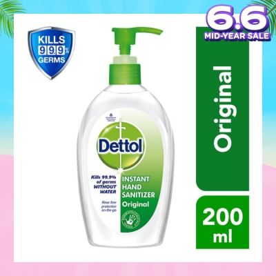 DETTOL Anti-Bacterial Hand Sanitizer Pump Original 200ml