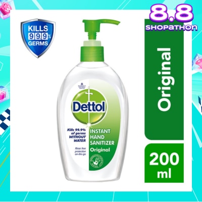 DETTOL Anti-Bacterial Hand Sanitizer Pump Original 200ml