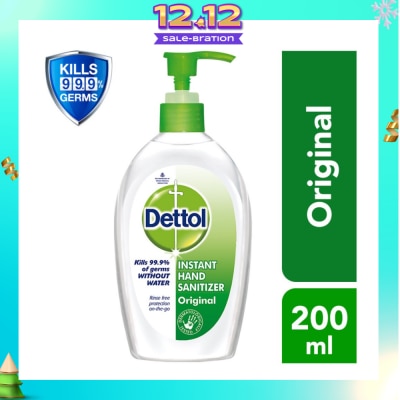 DETTOL Anti-Bacterial Hand Sanitizer Pump Original 200ml