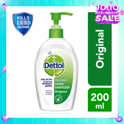 DETTOL Anti-Bacterial Hand Sanitizer Pump Original 200ml