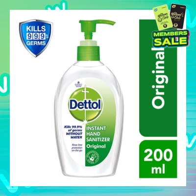 DETTOL Anti-Bacterial Hand Sanitizer Pump Original 200ml