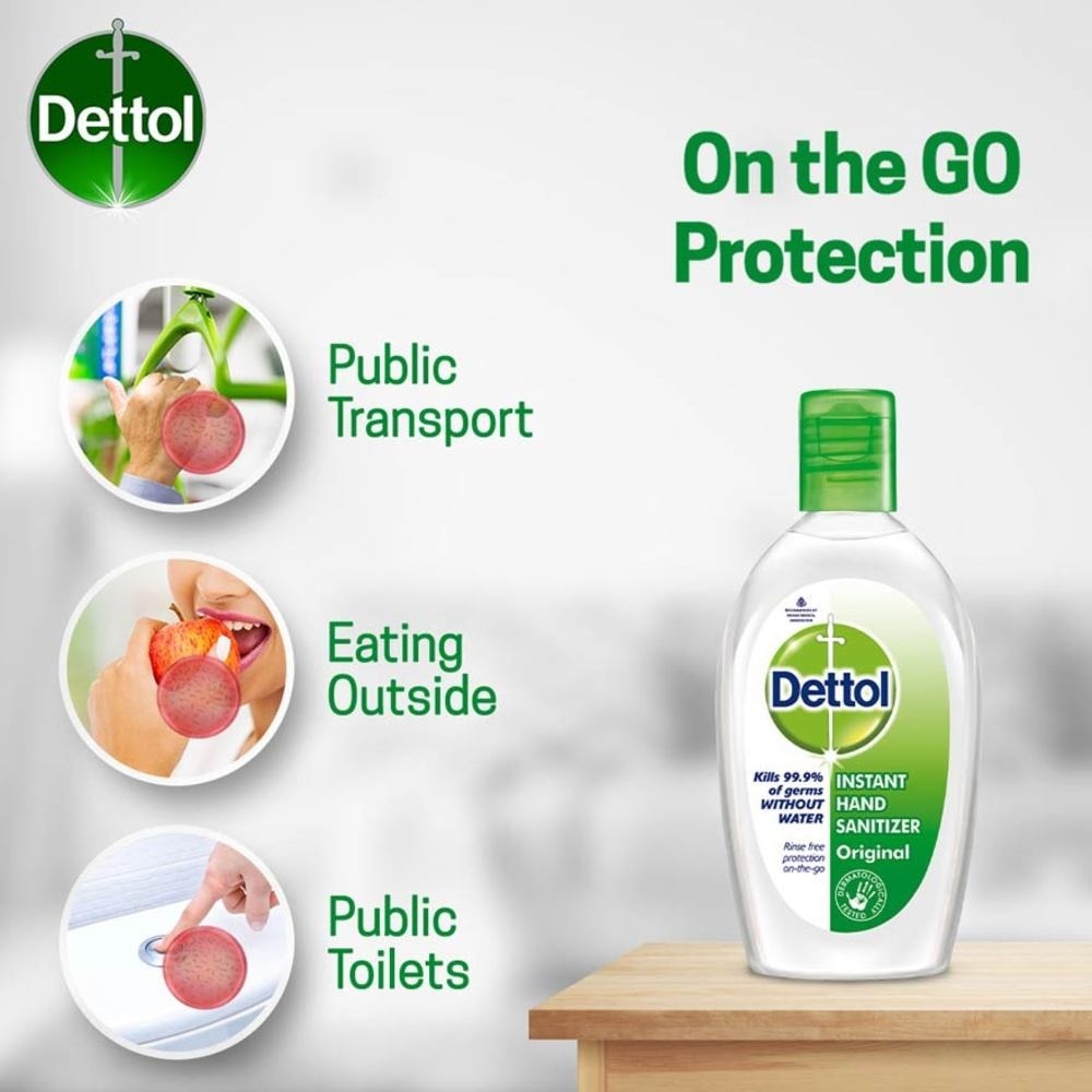 Dettol Instant Anti-Bacterial Hand Sanitizer 50ml