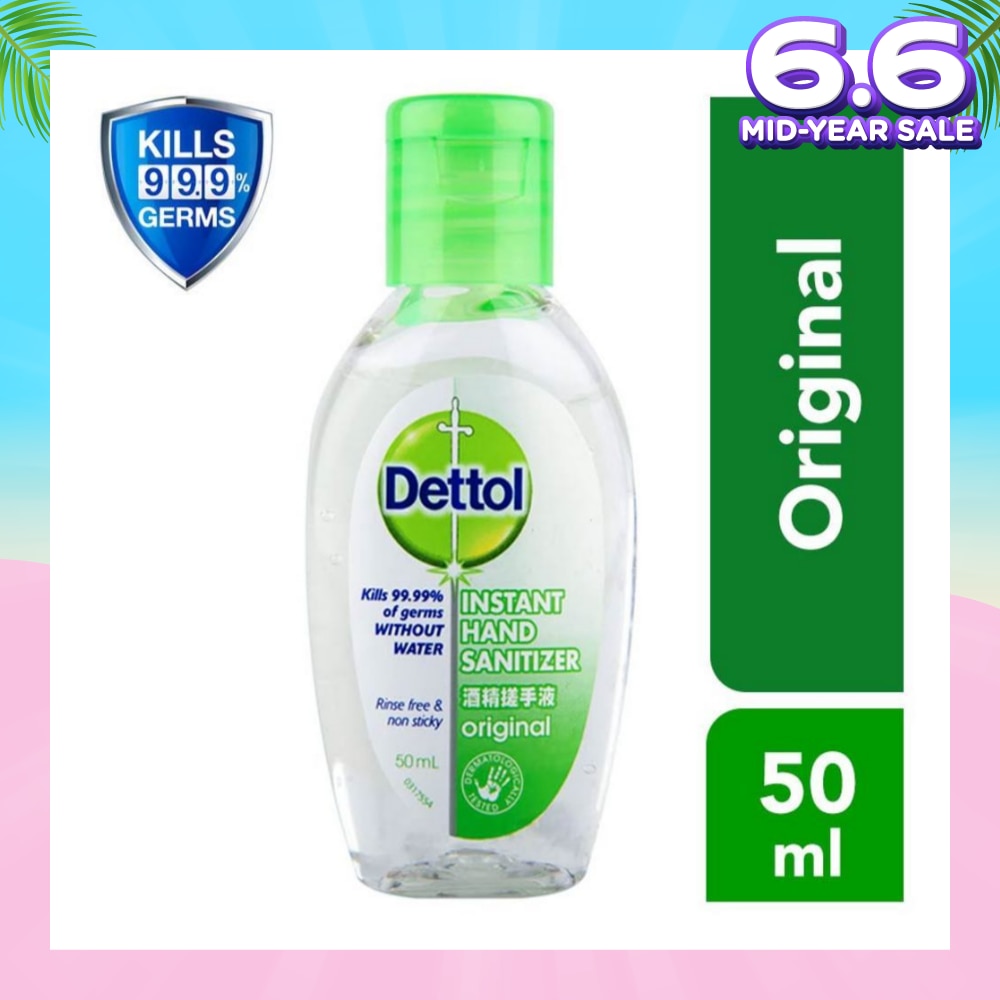 Dettol Instant Anti-Bacterial Hand Sanitizer 50ml