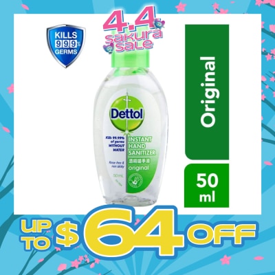 DETTOL - Dettol Instant Anti-Bacterial Hand Sanitizer 50ml
