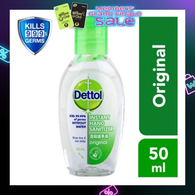 DETTOL Dettol Instant Anti-Bacterial Hand Sanitizer 50ml