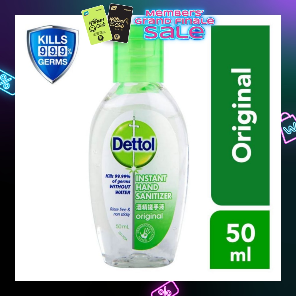 Dettol Instant Anti-Bacterial Hand Sanitizer 50ml