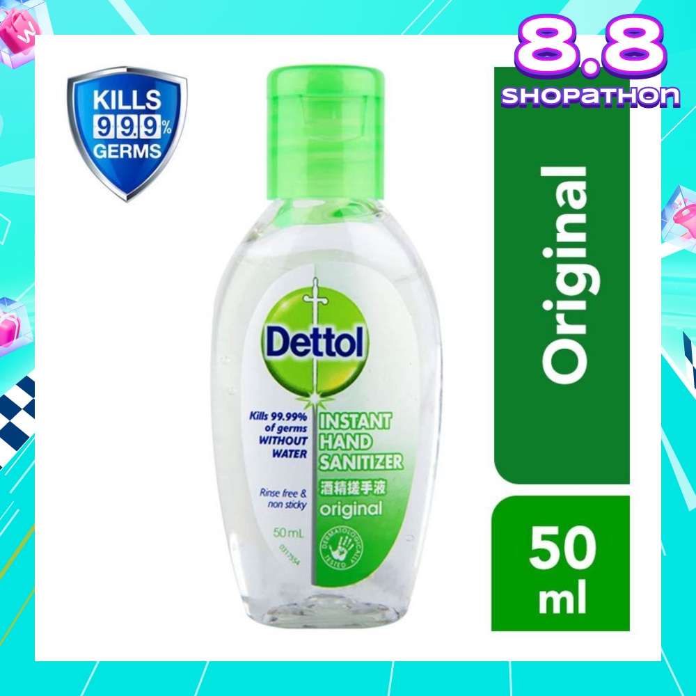 Dettol Instant Anti-Bacterial Hand Sanitizer 50ml