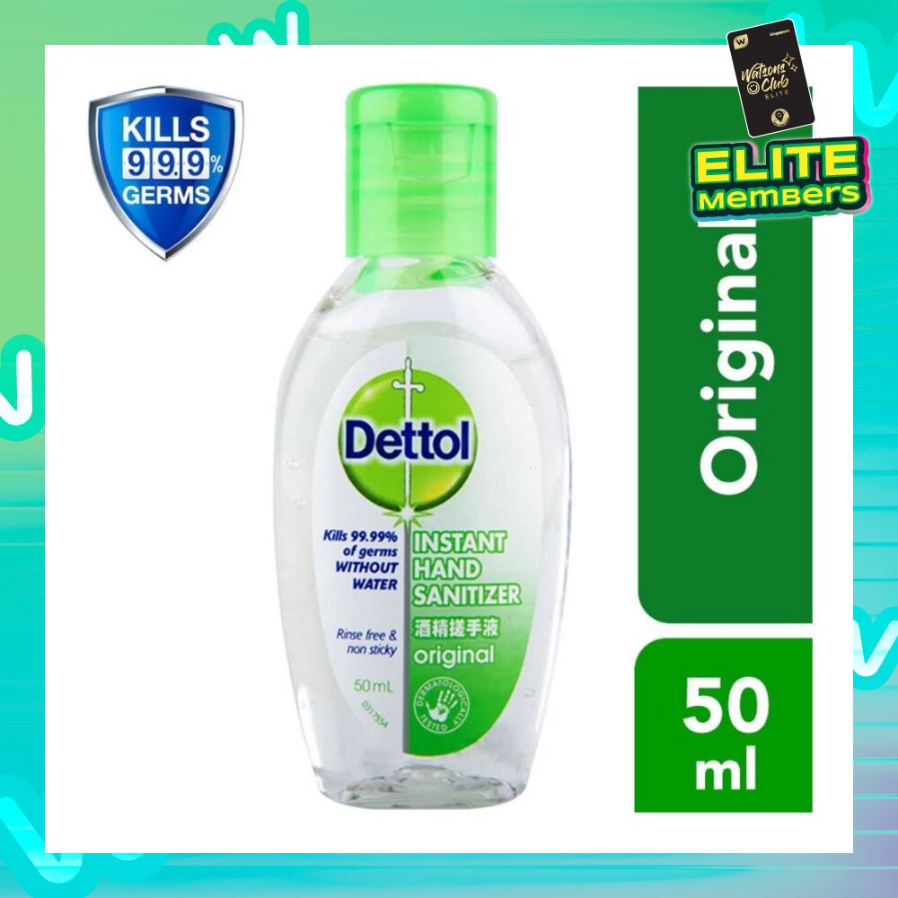 Dettol Instant Anti-Bacterial Hand Sanitizer 50ml