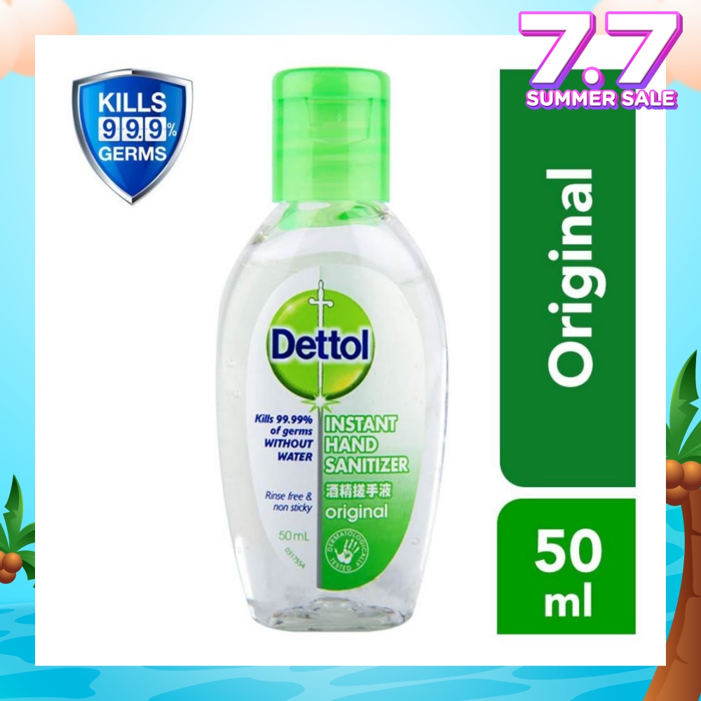 Dettol Instant Anti-Bacterial Hand Sanitizer 50ml