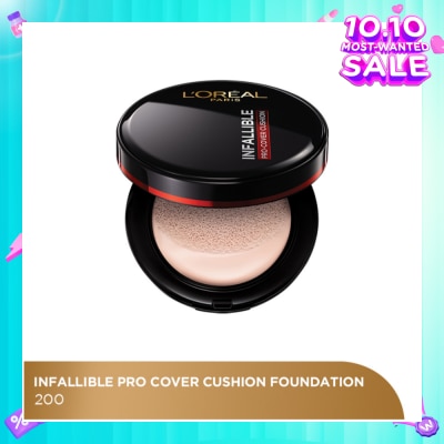 L'OREAL PARIS MAKEUP Infaillible Pro Cover Cushion Foundation Shade #200 101g