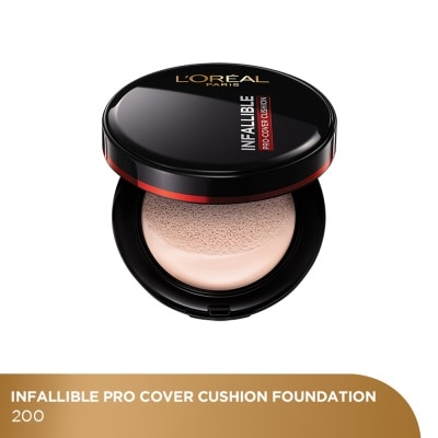 L'OREAL PARIS MAKEUP Infaillible Pro Cover Cushion Foundation Shade #200 101g