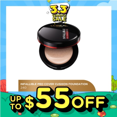 L'OREAL PARIS MAKEUP Infaillible Pro Cover Cushion Foundation Shade #240 101g