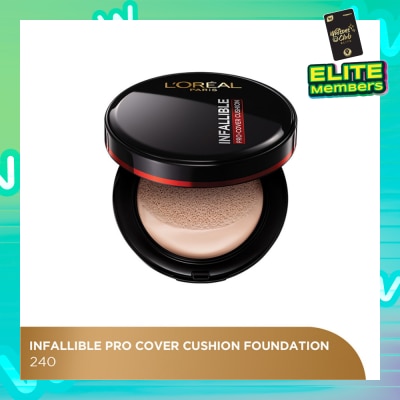 L'OREAL PARIS MAKEUP Infaillible Pro Cover Cushion Foundation Shade #240 101g