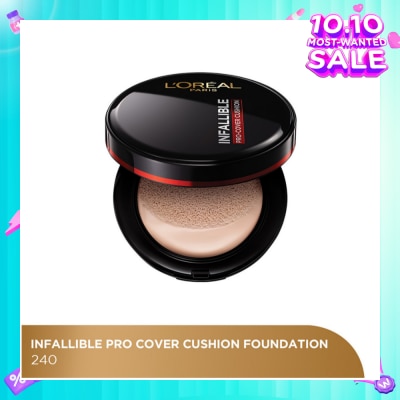 L'OREAL PARIS MAKEUP Infaillible Pro Cover Cushion Foundation Shade #240 101g