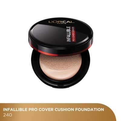 L'OREAL PARIS MAKEUP Infaillible Pro Cover Cushion Foundation Shade #240 101g