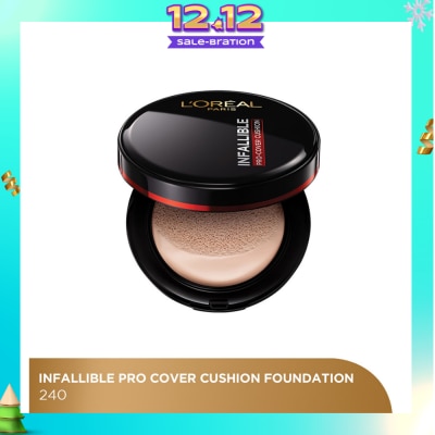 L'OREAL PARIS MAKEUP Infaillible Pro Cover Cushion Foundation Shade #240 101g